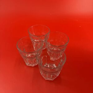 Set of 4 Libbey Duratuff On the Rocks Whiskey Bourbon Scotch Glasses 10oz Flat